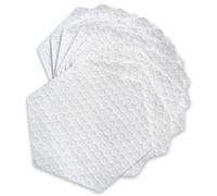 Set di 10 tappetini antiscivolo per tavola da surf - 6 tappetini antiscivolo angolari - per tutti i tipi di tavole da surf - bianco