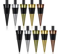 Set di 10 tappi per bottiglie con inserti in metallo per tappi per vino con perno filettato, ferramenta per tornitura del legno