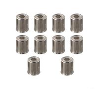 Set di 10 tappi per microonde, resistenti all'usura, pezzi di ricambio per regolazione della corrente, colore argento, 1,8 x 1,6 cm