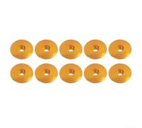 Set di 10 tappi superiori per forcella anteriore da 28 mm in lega di alluminio, per una facile sostituzione (oro)