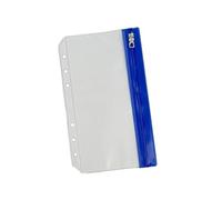 Set di 10 tasche per raccoglitore, 6 fori, con cerniera, buste per fogli sfusi, multiuso, per riporre documenti