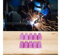 Set di 10 tazze per ugelli di saldatura TIG per torcia WP17 WP18 WP26 misure da