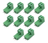 Set di 10 terminali KF2EDG 5.08 a 2 pin, 10 set di plastica Kf2Edg che consentono un processo di installazione semplice, basta allentare le viti