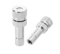 Set di 10 ugelli spray da 6 mm, per sistemi di nebulizzazione da giardino, struttura in rame per irrigazione e raffreddamento efficienti (0,5 mm)