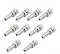 Set di 10 ugelli spray da 6 mm, per sistemi di nebulizzazione da giardino, struttura in rame per irrigazione e raffreddamento efficienti (0,7 mm)