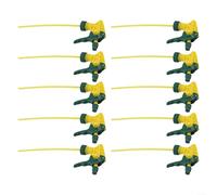 Set di 10 ugelli spruzzatori regolabili per la pulizia delle bottiglie, efficiente funzionalità a doppio spruzzo