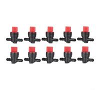 Set di 10 valvole dritte in linea da 1/4 di pollice per piccoli motori compatibili con le linee del carburante degli utensili comuni