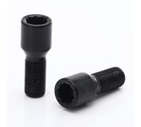Set di 10 viti a stella NERE 33mm Chiave 14x1,5.