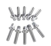 Set di 10 viti a tamburo in metallo, componenti hardware per strumenti musicali, adatti per strumenti a percussione