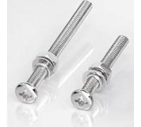 Set di 10 viti e dadi con testa a croce e struttura in acciaio inossidabile 304 per una maggiore durata (2 mm x 45)