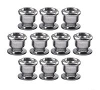 Set di 10 viti per corona in acciaio inox per mountain bike, adatte per parti di riparazione bici singole, doppie, triple bolt (10 pezzi a disco singolo)