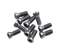Set di 10 viti Torx M2 5 per 5 per sostituzione di inserti in metallo duro per tornio CNC utensili e attrezzature di montaggio (0,5 x 10 mm)