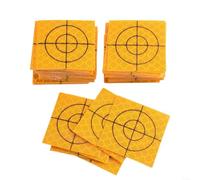 Set di 100 bersagli riflettenti per stazioni totali, riflettori acrilici affidabili per strutture di monitoraggio (40 x 40 mm)