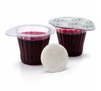 Set di 100 bicchieri pre-riempiti per comunione con linguetta più grande e wafer, realizzati con succo d'uva e cialda Concord, prodotti negli Stati Uniti