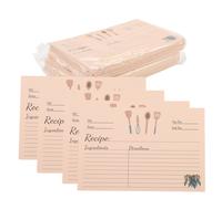 Set di 100 Biglietti Per Ricette, 10,2 X 15,2 Cm, nel Cartoncino Spesso, Bi3056
