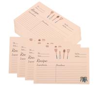 Set di 100 Biglietti Per Ricette, 10,2 X 15,2 Cm, nel Cartoncino Spesso, Bi4626