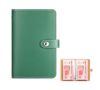 Set di 100 buste per risparmiare denaro, in poliuretano di alta qualità, con quaderno e raccoglitore a doppia faccia, organizer per riempire i contanti per coppie, studenti e famiglie, perfetto per