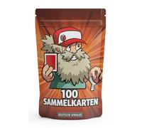 Set di 100 carte da collezione tedesche casuali con 5 glitter Holo adatto per carte Pokemon TCG collezionisti e giocatori - Opasladen