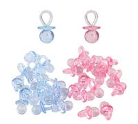 Set di 100 ciucci per neonati, accessori per neonati, decorazioni per feste di compleanno