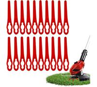 Set di 100 coltelli per tagliaerba, lama di ricambio da 83 mm, lama compatibile per tosaerba, lame in plastica, accessori per tagliaerba a batteria Einhell tagliaerba (A)