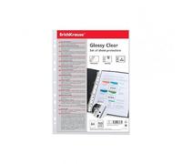 Set di 100 custodie multitasking Glossy Clear, 60 MCM, a4, trasparente erich krause 46703