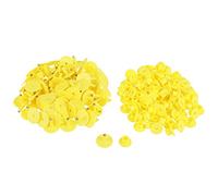 Set di 100 etichette numeriche per orecchie di bestiame, etichette auricolari per bovini, ovini, suini e caprini, etichette d’identificazione animali in TPU resistente con numeri (senza parole)