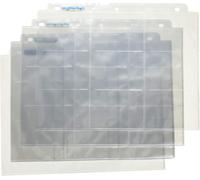 Set di 100 fogli raccoglitore per 9 schede Ultra Pro silver series formato 63...