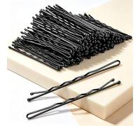 Set di 100 forcine per capelli, in metallo, per acconciature, trucchi, uso in salone e per la cura quotidiana dei capelli (nero)