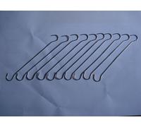Set di 100 Ganci Doppio Metallo 20cm 200mm per Lavagna Plv