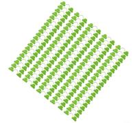 Set di 100 morsetti in plastica per serra per fissare panni, reti e pellicole e fissaggio antiscivolo per strutture da giardino (6 mm)