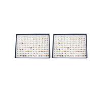 Set di 100 paia di orecchini a perno a forma di mini cartoni animati assortiti, 21.5x15.5cm, Plastica