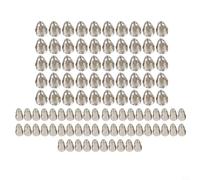 Set di 100 ugelli di consumo per taglierina al plasma, 50 tra cui e 50 con elettrodi per torcia al plasma, compatibili con Cut70 a Cut120 Air Pl (13 mm)