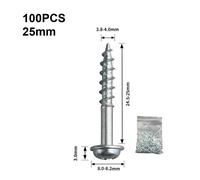 Set di 100 viti di fissaggio essenziali per varie esigenze di lavorazione del le