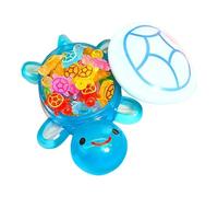 Set di 101 statuine di tartarughe marine che si illuminano al buio, include 100 piccole tartarughe in resina e 1 grande scatola portaoggetti | Miniature luminose per giardino delle fate, acquario e