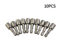 Set di 10Pcs Magnetico Dado Driver Setter 8mm 5/16 Presa Adattatori Punte