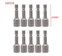 Set di 10Pcs Magnetico Dado Driver Setter 8mm 5/16 Presa Adattatori Punte