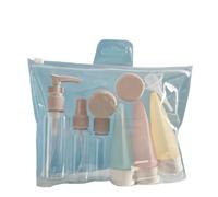 Set di 11 flaconi da viaggio, contenitori ricaricabili a prova perdite for lozione, crema spray, kit cosmetico portatile Per Viaggio