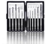 Set di 11 mini cacciaviti, piccoli strumenti con 11 cacciaviti a testa piatta e Phillips di diverse dimensioni, set di cacciaviti di precisione per gioielli, orologi, iPhone, giocattoli, computer,