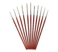 Set di 11 pennelli professionali a punta fine per miniature