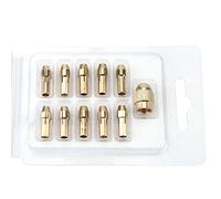 Set di 11 pinze per mandrini in rame a 4 ganasce per mini smerigliatrice elettrica, utensili rotanti, 0,5-3,2 m, X7X1, pinza per trapano, piccolo mandrino