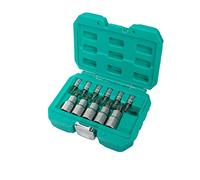 Set di 11 punte TX 1/2 pollici Q-50 in acciaio di Wiesmann 1893 I ampio set di punte nelle misure TX 10 - TX 60 I in pratica scatola per il trasporto I 81451