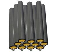 Set di 11 rulli trasportatori da 30 cm a 70 cm di lunghezza per tosaerba e attrezzature da 2,5 cm a 6,1 cm di diametro, rulli stile P per un trasporto fluido