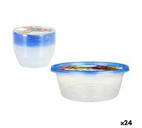 Set di 11 scatole porta pranzo Privilege 49789 500 ml 15 x 15 x 4,7 cm [24 Un