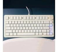 Set di 114 tasti in giada bianca, in PBT Doubleshot Cherry Profile Keycap Set adatto per 60% 65% 75% tastiera meccanica Cherry Mx Gateron Switch