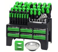 Set di 118 cacciaviti magnetici con supporto in plastica per riparazioni in casa e progetti fai da te