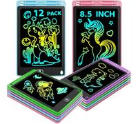 Set di 12 ardesie magiche LCD da 8,5 pollici, schermo a colori, riutilizzabile