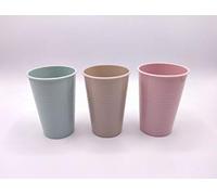 Set di 12 Bicchieri in plastica Forte, Bicchieri Tumbler per Drink,Acqua,Vino,Birra,Succo,Coca Cola, Bicchiere da 200ml Ideale per Picnic, Barbecue, Piscina ECC