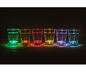 Set di 12 bicchierini illuminati a LED Capacità circa 6 icchiere da bere a LED