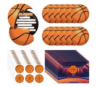 Set di 12 biglietti d'invito per il compleanno dei bambini, personalizzati, inviti di compleanno per ragazzi, biglietti di invito per il compleanno dei bambini, con 12 buste, 12 adesivi