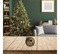 Set di 12 campane jingle vintage in rame per occasioni festive e artigianato